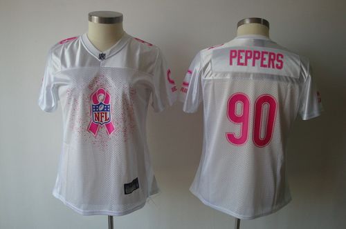 Bears #90 Julius Peppers White 2011 Breast Cancer Awareness Stitched NFL Jersey